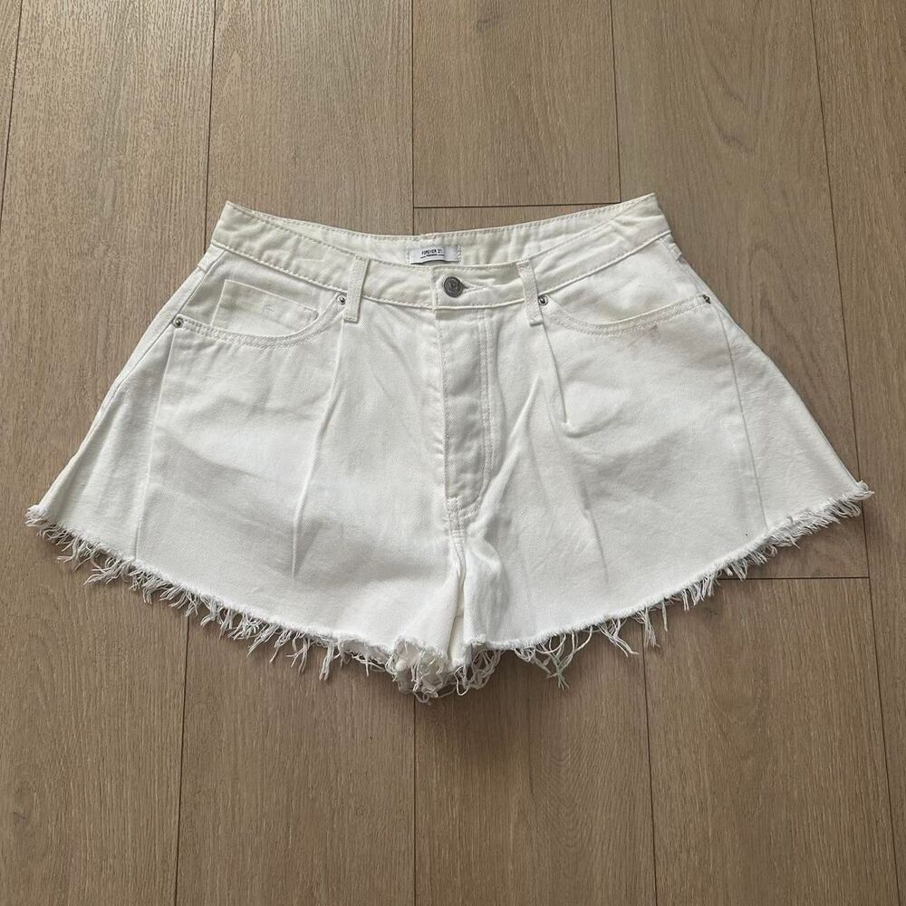 Forever 21 Women's White Shorts